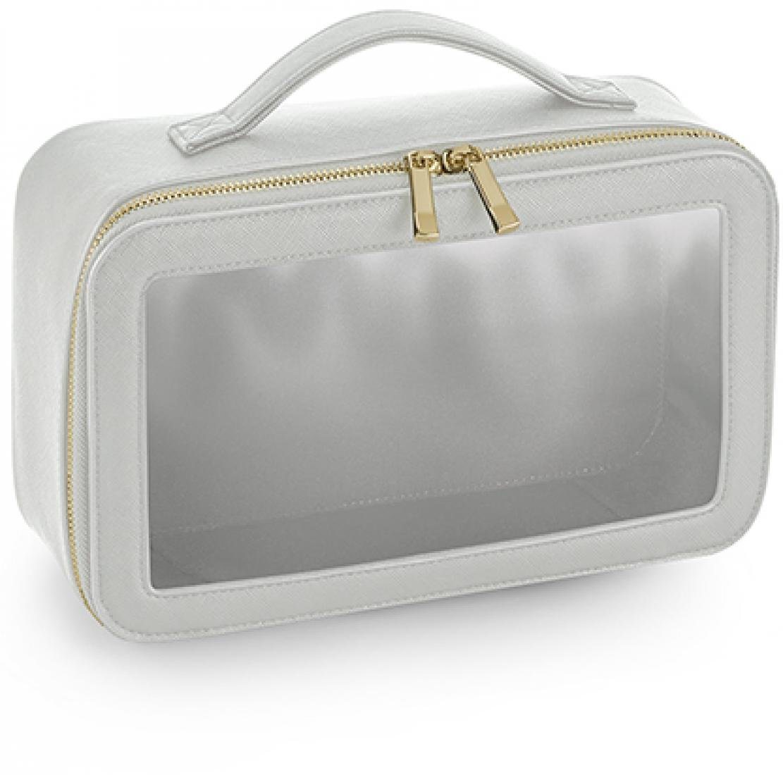 BagBase Kulturbeutel Boutique Clear Window Travel Case 26x16x9 cm von BagBase