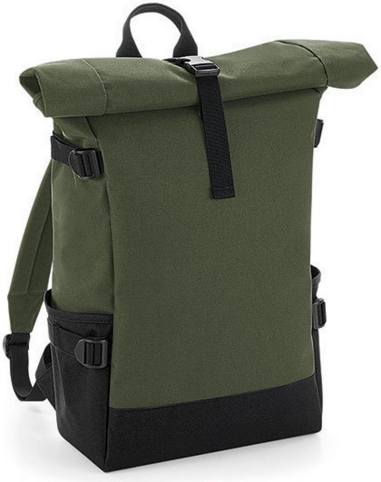 BagBase Laptoprucksack Rucksack Block Roll-Top, 28 x 48 x 15 cm von BagBase