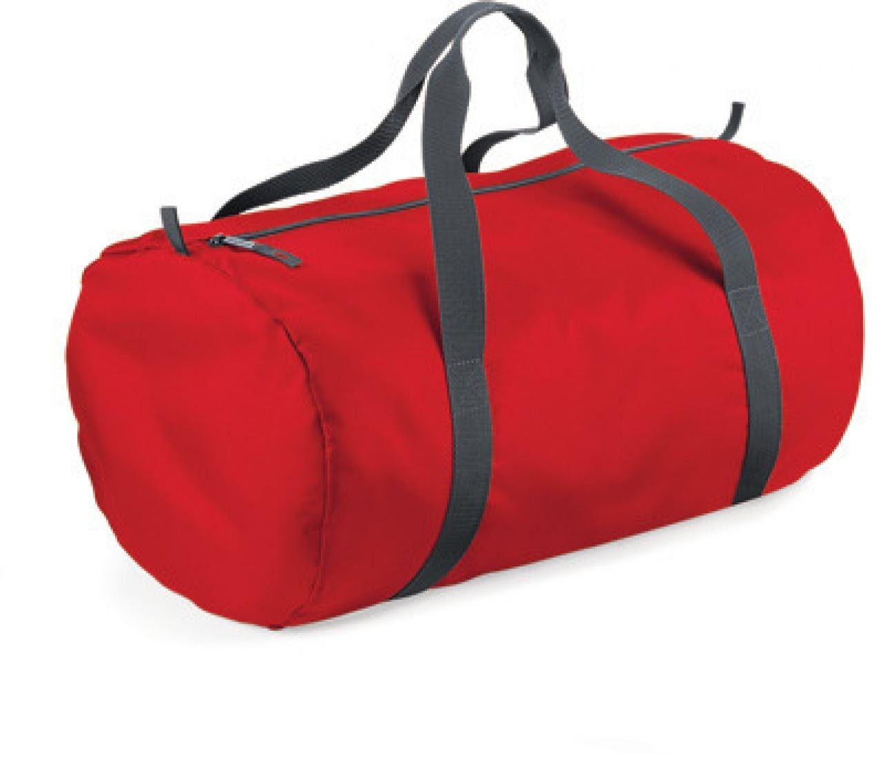 BagBase Reisetasche Packaway Barrel Bag, 50 x 30 x 26 cm von BagBase