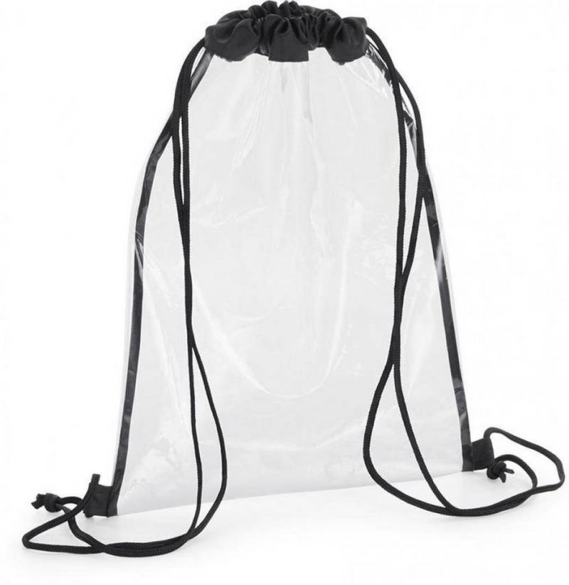 BagBase Turnbeutel Clear Gymsac - Turnbeutel in Klarsicht von BagBase