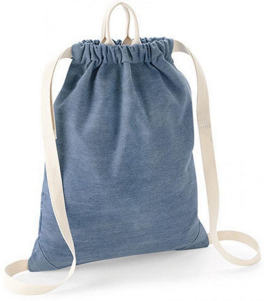 BagBase Turnbeutel Turnbeutel Denim Gymsac - 46 x 37 cm von BagBase