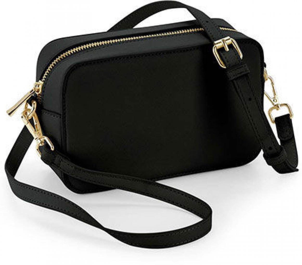 BagBase Umhängetasche Boutique Cross Body Bag Lederoptik von BagBase