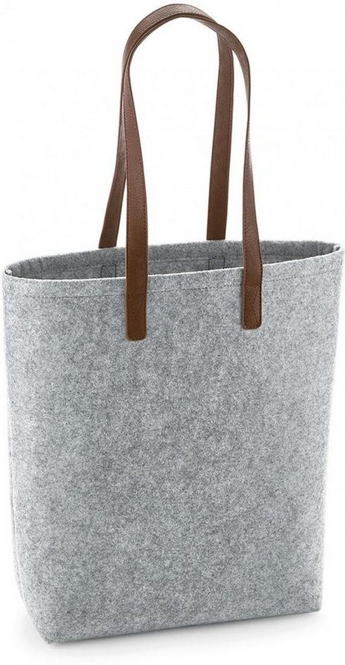 BagBase Umhängetasche Premium Felt Tote 29 x 38 x 12 cm von BagBase