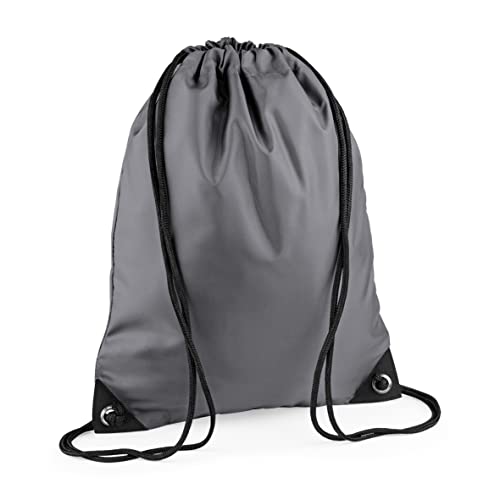 BagBase Unisex Bg010grap Premium Turnbeutel, Graphitgrau, M von BagBase