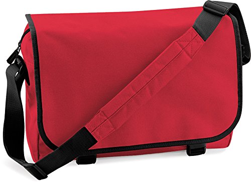 Moderne Schultertasche , Farbe:Classic Red Classic Red von BagBase