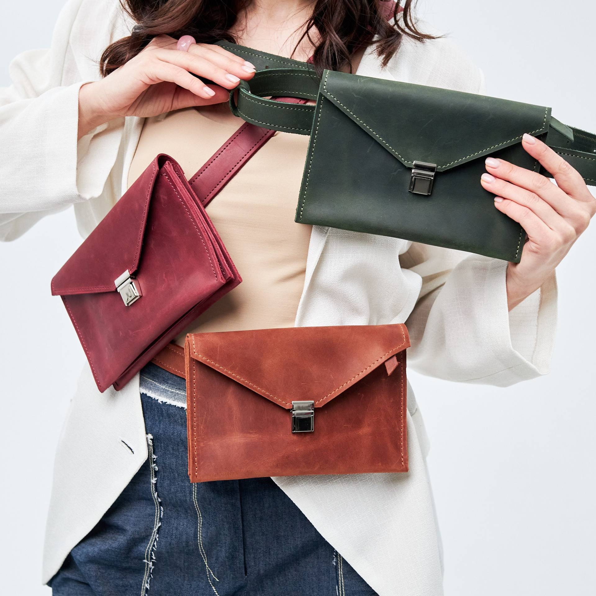 Gürteltasche Aus Leder, Für Frauen, Bauchtasche Hüfttasche Frauen von BagBaseArt