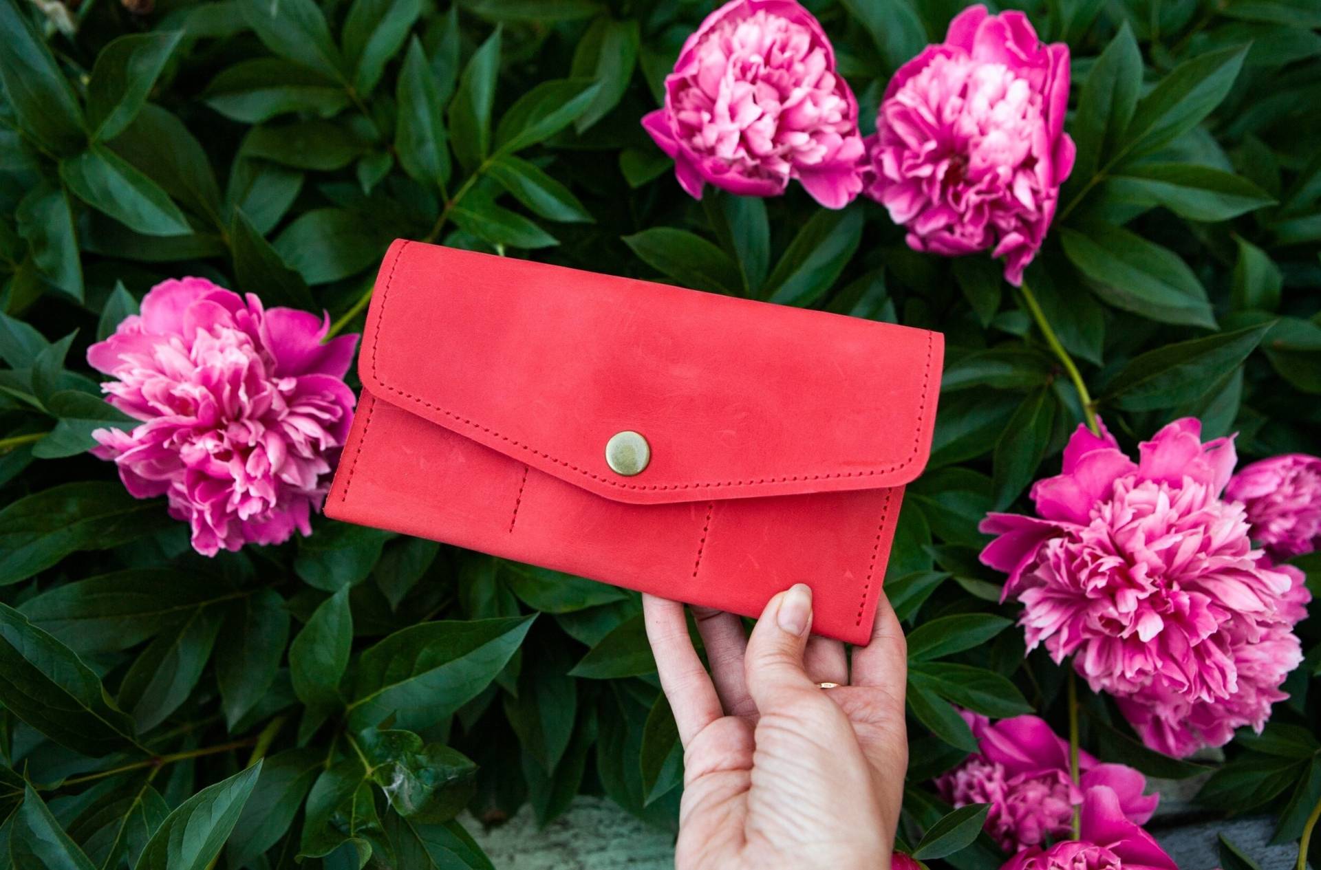 Leder Clutch Geldbörse, Leder Brieftasche Clutch, Frauen Brieftasche, Personalisierte Damen Brieftasche, Lange von BagBaseArt