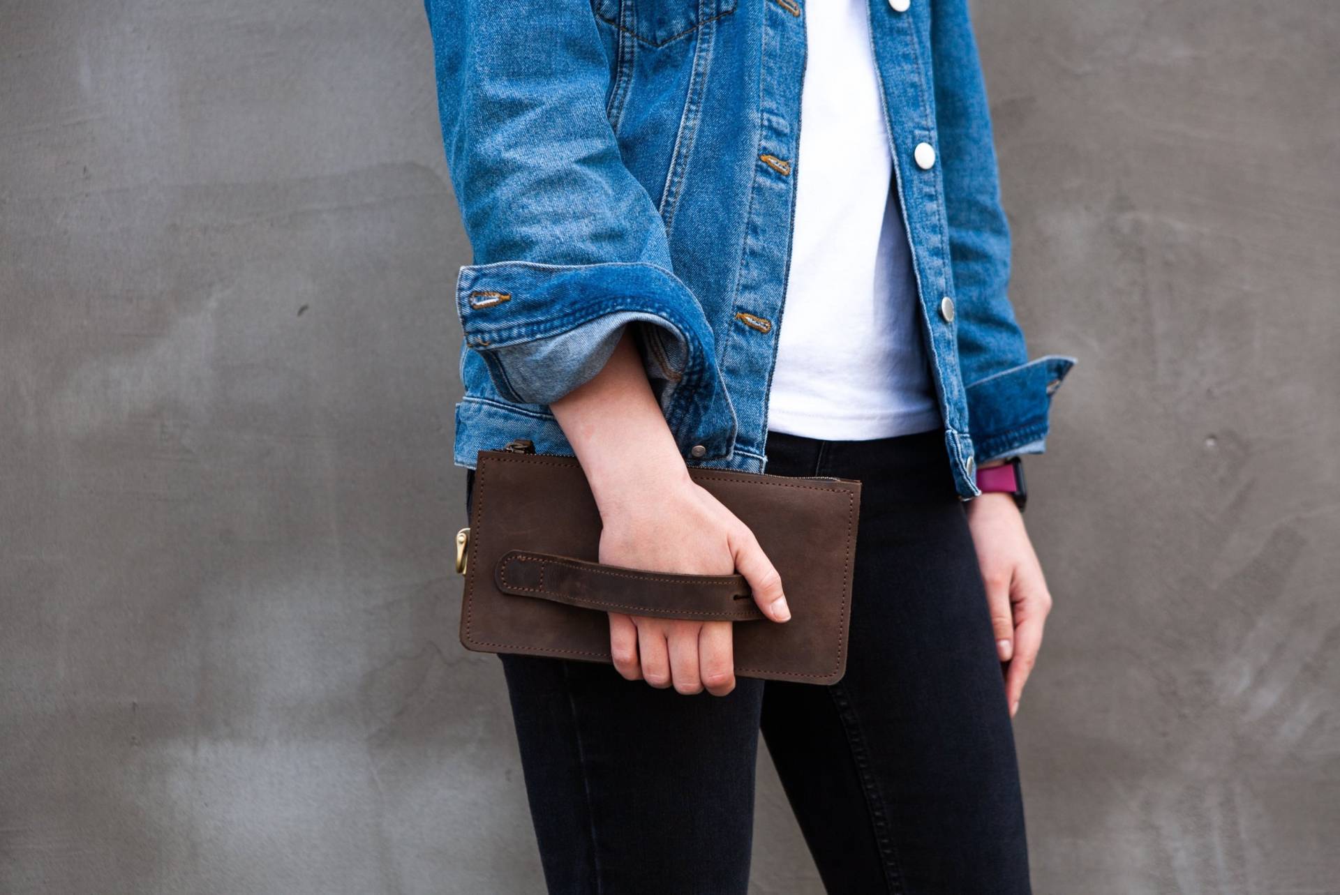 Leder Clutch Tasche, Clutch Geldbörse Mit Monogramm, Leder Brieftasche Clutch, Leder Reise Geldbörse, Leder Armband von BagBaseArt