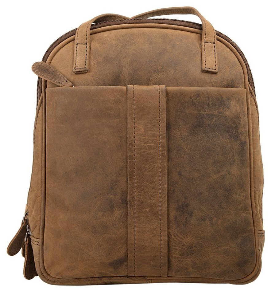 Bagan Cityrucksack, echt Leder von Bagan