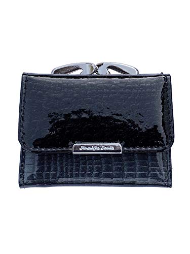 Damen-Geldbörse-Mini-Kroko-Design und Bügel-Kleinfach 9,5x8x2,5 cm 5-Black Damen-Geldbörse-Mini-Kroko-Design und Bügel-Kleinfach 9,5x8x2,5 cm 5-Black von BagandBelt