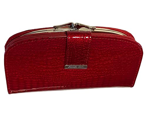 Damen-Geldbörse-RFID-Big Kroko-Design 16 CC-Slots und Bügel-Kleingeldfach 18,5x9,5x3,5 RED Damen-Geldbörse-RFID-Big Kroko-Design 16 CC-Slots und Bügel-Kleingeldfach 18,5x9,5x3,5 RED von BagandBelt