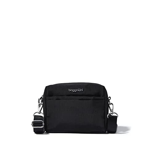 Baggallini Damen 2-in-1 wandelbare Gürteltasche, Schwarz von Baggallini