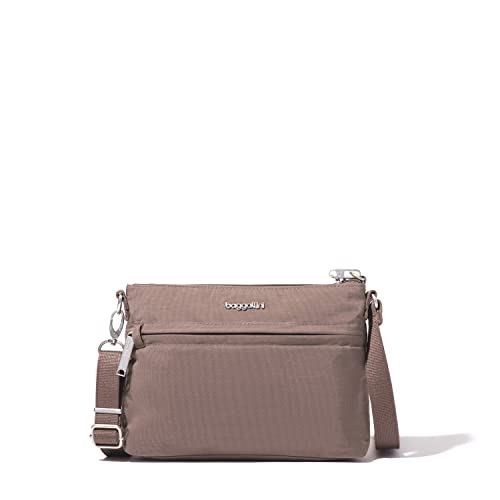 Baggallini Damen Securtex Anti-Diebstahl-Memento Crossbody Bag, Portobello von Baggallini