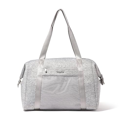 Baggallini Damen Ganztägige große Duffel Gepäck-Kleidertasche, Heather Grey Neopren, Einheitsgröße von Baggallini