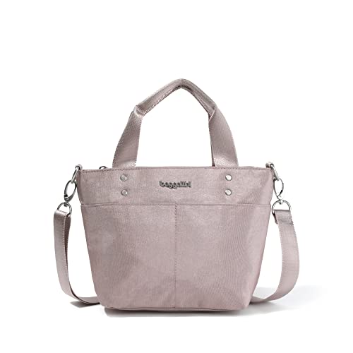 Baggallini Damen Mini-Tragetasche Umhängetasche, Blush Shimmer von Baggallini