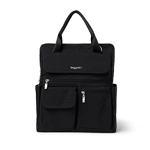 Baggallini Damen Modern Everywhere Backpack Moderner Laptop-Rucksack, Schwarz, Einheitsgröße von Baggallini