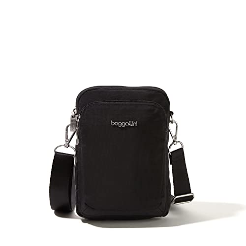 Baggallini Damen Modern Everywhere Explorer Crossbody, Schwarz von Baggallini