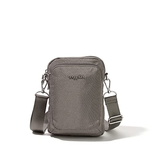 Baggallini Damen Modern Everywhere Explorer Crossbody, Sterling Shimmer von Baggallini