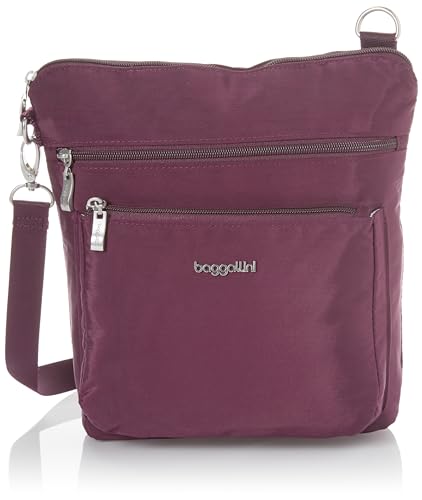 Baggallini Damen Moderne Umhängetasche mit großer Tasche, Mulberry von Baggallini