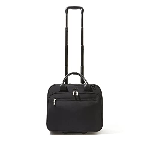 Baggallini Damen-Tragetasche mit 2 Rädern, Schwarz von Baggallini