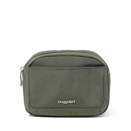 Baggallini Kleine Kosmetiktasche, leichte Make-up-Tasche, 15,2 x 10,2 cm, Reise-Make-up-Organizer von Baggallini
