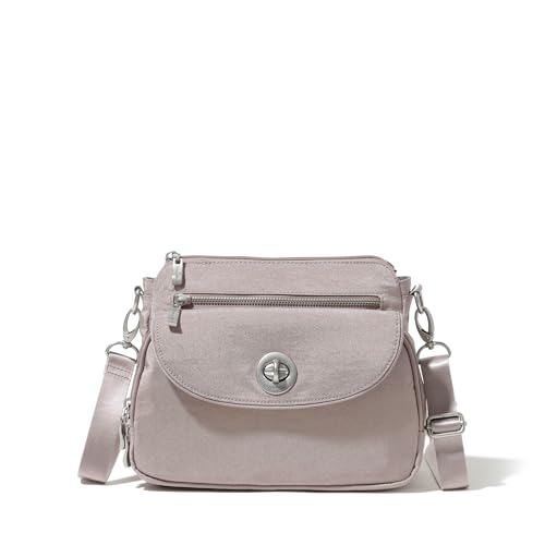 Baggallini Unisex Calais Umhängetasche, Blush Shimmer von Baggallini