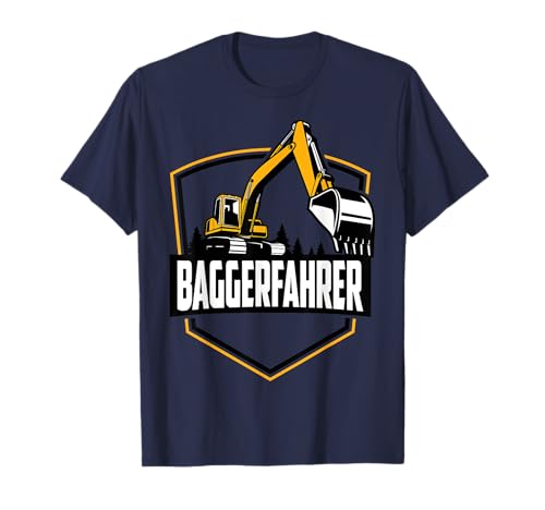 Baggerfahrer Kinder Männer Beruf Spielzeug Bauarbeiter T-Shirt von Bagger Baustelle Bauarbeiter Spielzeug Sandkasten
