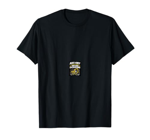 JUST A Boy WHO Loves EXCAVATORS Bagger-Enthusiast T-Shirt JUST A Boy WHO Loves EXCAVATORS Bagger-Enthusiast T-Shirt von Bagger-Enthusiasten-Geschenk-Design
