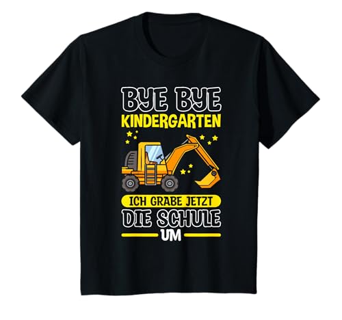 Kinder 1. Klasse Baustelle Schulbeginn Bagger Einschulung Geschenk T-Shirt Kinder 1. Klasse Baustelle Schulbeginn Bagger Einschulung Geschenk T-Shirt von Bagger Schulstart Baustelle Schulbeginn Geschenkid
