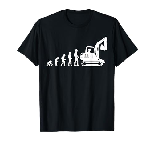 Baggerführer Evolution Bagger Berufs Baggerfahrer - Herren T-Shirt von Baggerfahrer & Baggerführer Geschenk Geschenkidee