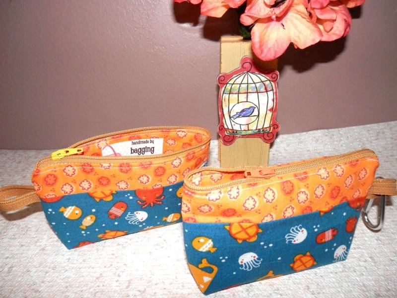 Handgefertigte Kosmetiktasche Mit Reißverschluss, Zubehörbeutel Aus Baumwolle, Handgenähte Geldbörse, Lustige Teenager-Rucksack-Geldbörse, Teen von BaggingItUp