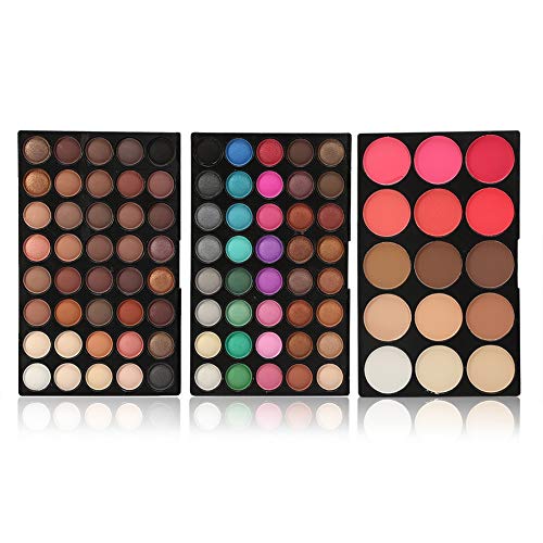 Lidschatten-Lidschatten-Palette, Make-up-Set, Make-up, Professionell, Gepresst, Matt, Rouge, Bronzer, Hochpigmentiert, Langlebig von Bagima