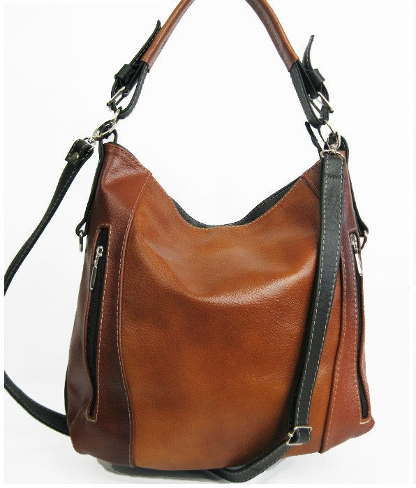 Leder Shopper Handtasche von BagooPL