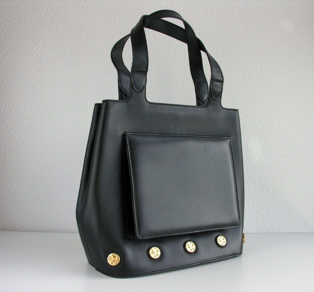 Tasche Salvatore Ferragamo Vintage/Aus Schwarzem Leder Tasche Salvatore Ferragamo Vintage/Aus Schwarzem Leder von BagsTalk