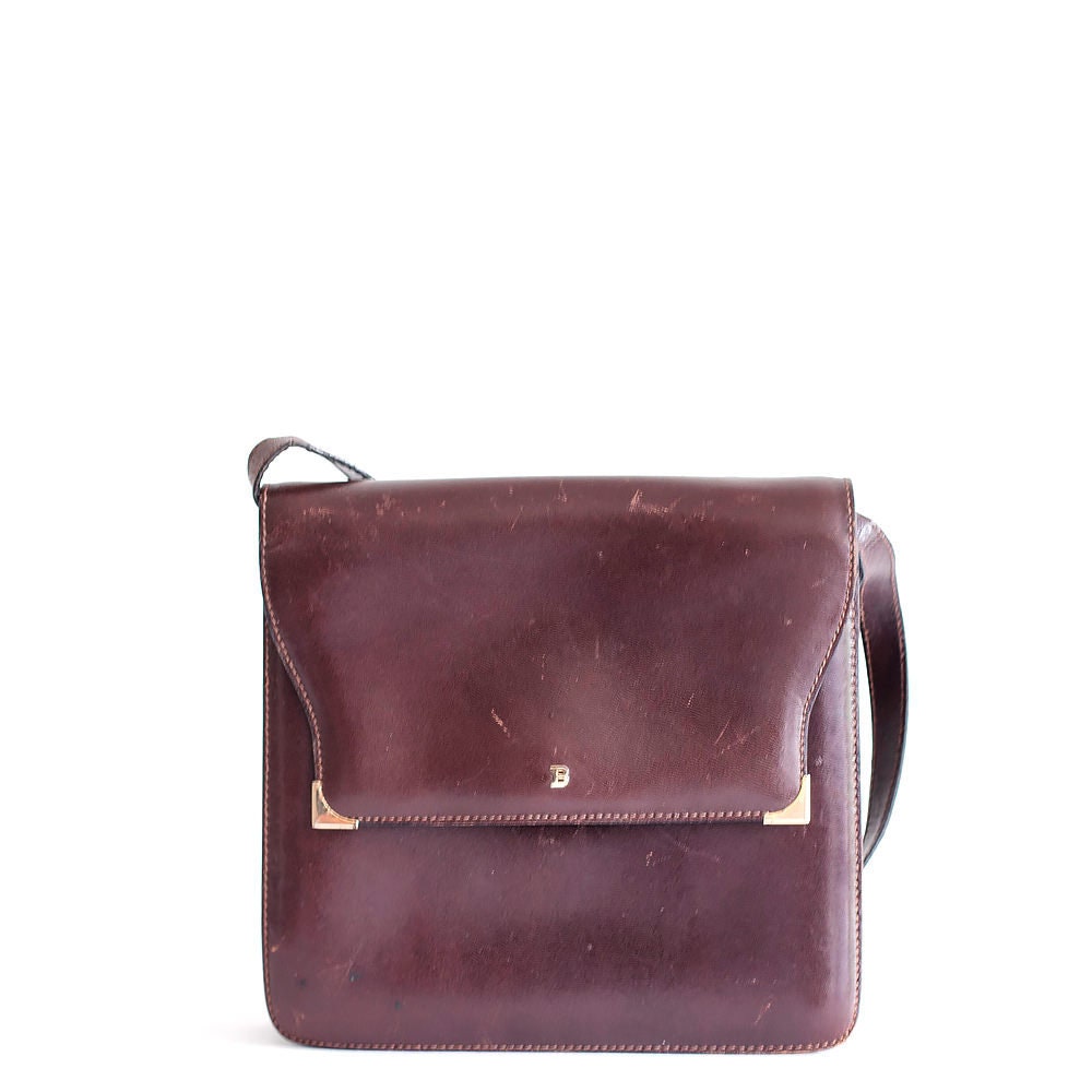 Umhängetasche Aus Braunem Leder Von Bally Vintage Umhängetasche Aus Braunem Leder Von Bally Vintage von BagsTalk