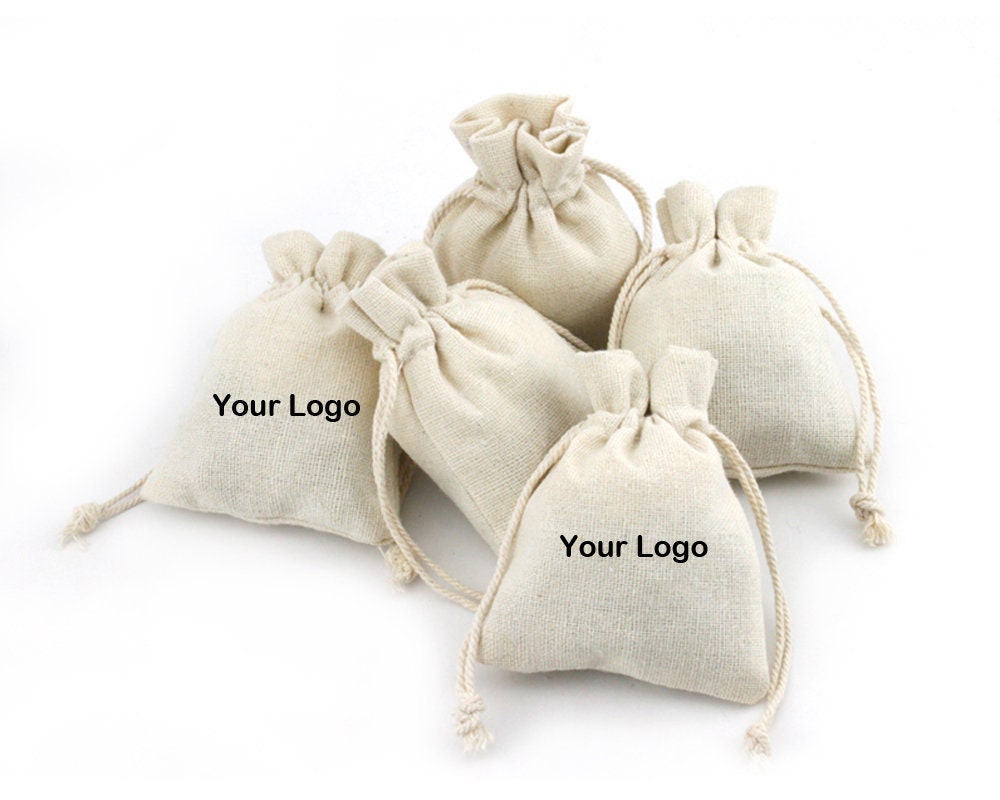 100 Lose Baumwollschmuckbeutel Personalisiertes Logo, Party Favor Bags 100 Lose Baumwollschmuckbeutel Personalisiertes Logo, Party Favor Bags von Bagsbagshome