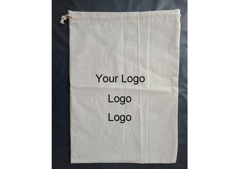 100 Stück Personalisierte Baumwollkordelzugbeutel Benutzerdefinierter Logodruck von Bagsbagshome