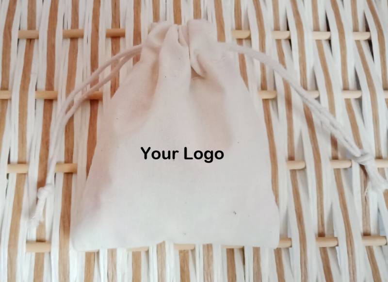 100 Baumwoll-Schmuckbeutel Mit Individuellem Logo-Druck von Bagsbagshome