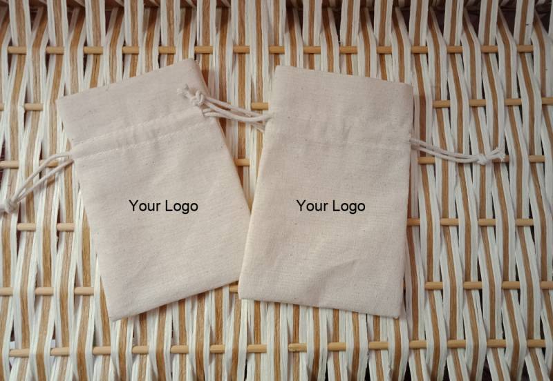 100 Personalisierte Baumwollschmuckbeutel Benutzerdefinierte Logobeutel von Bagsbagshome