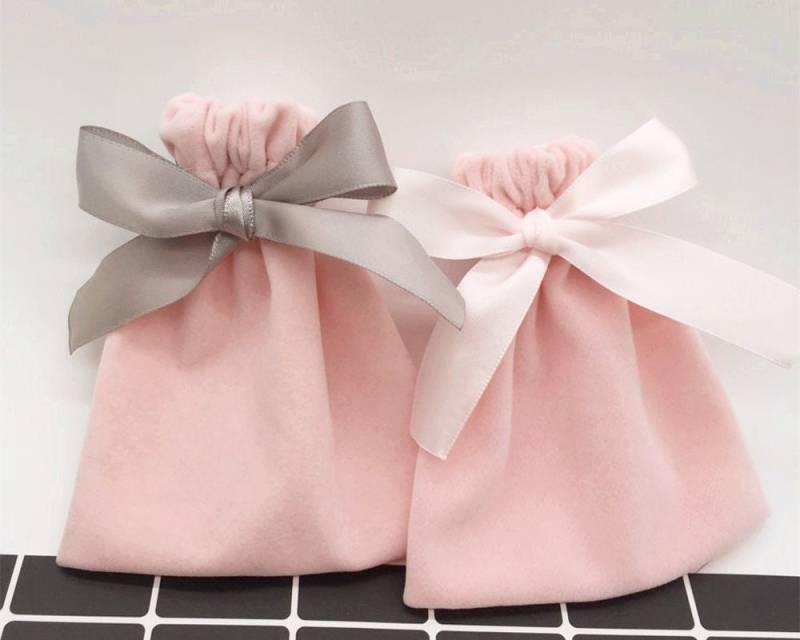 50 Stück Samt Schmuck Geschenkbeutel Mit Band - 10 X 12 cm von Bagsbagshome