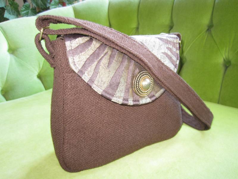 Braun Zebra Cross-Body Handtasche Oder Geldbörse von BagsbyPattio