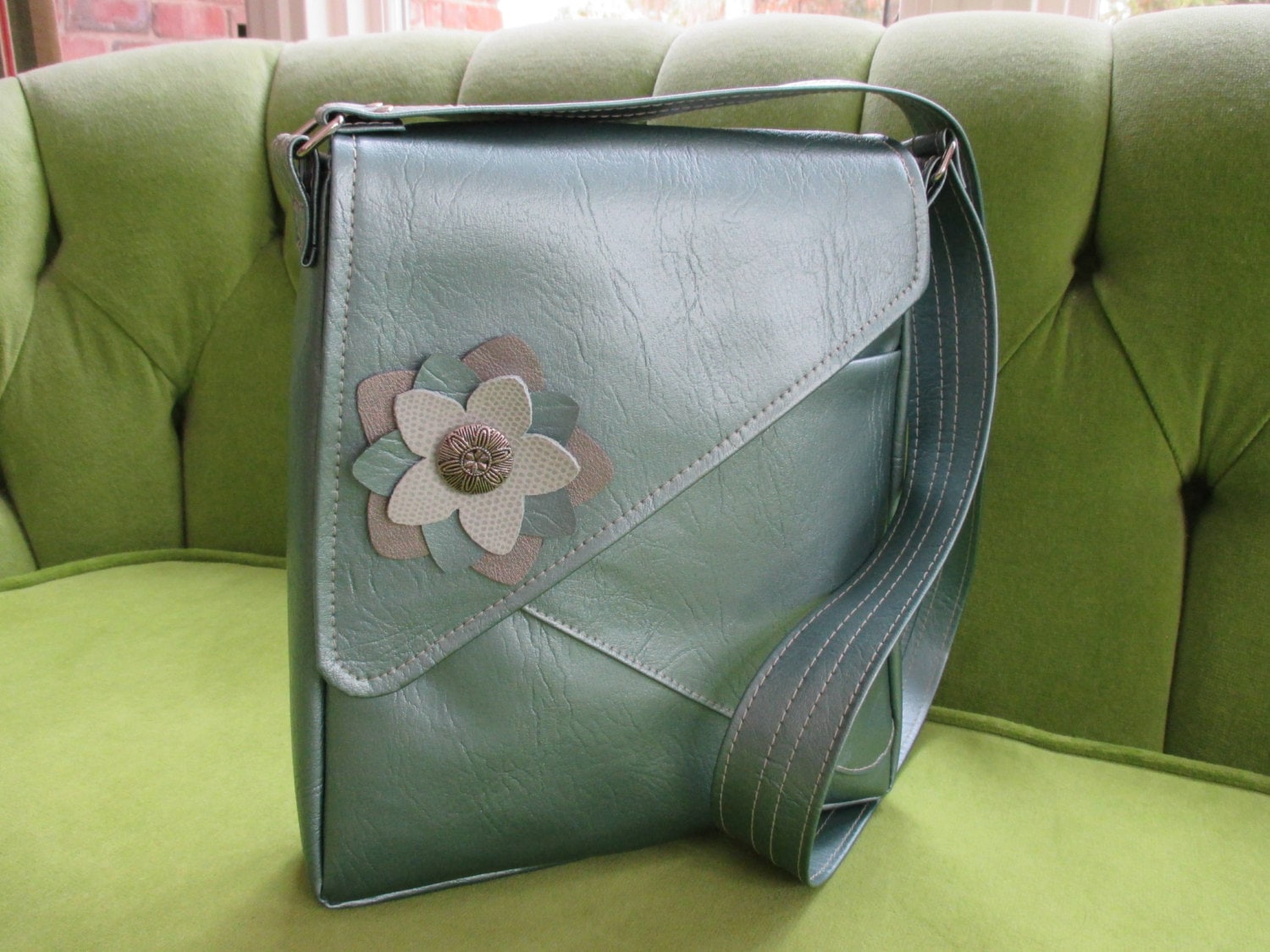 Umhängetasche, Ledertasche, Canvas Tasche Umhängetasche, Ledertasche, Canvas Tasche von BagsbyPattio