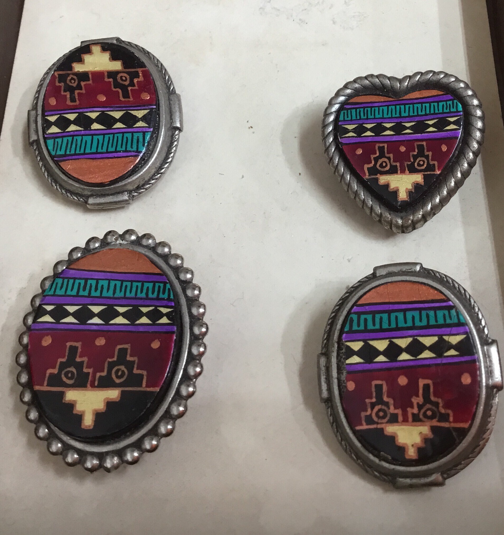 K3 Vintage Southwestern Style Knopf Oder Schnappverschluss X 4 Mit Sendungsverfolgung K3 Vintage Southwestern Style Knopf Oder Schnappverschluss X 4 Mit Sendungsverfolgung von BagsofFunCyprus