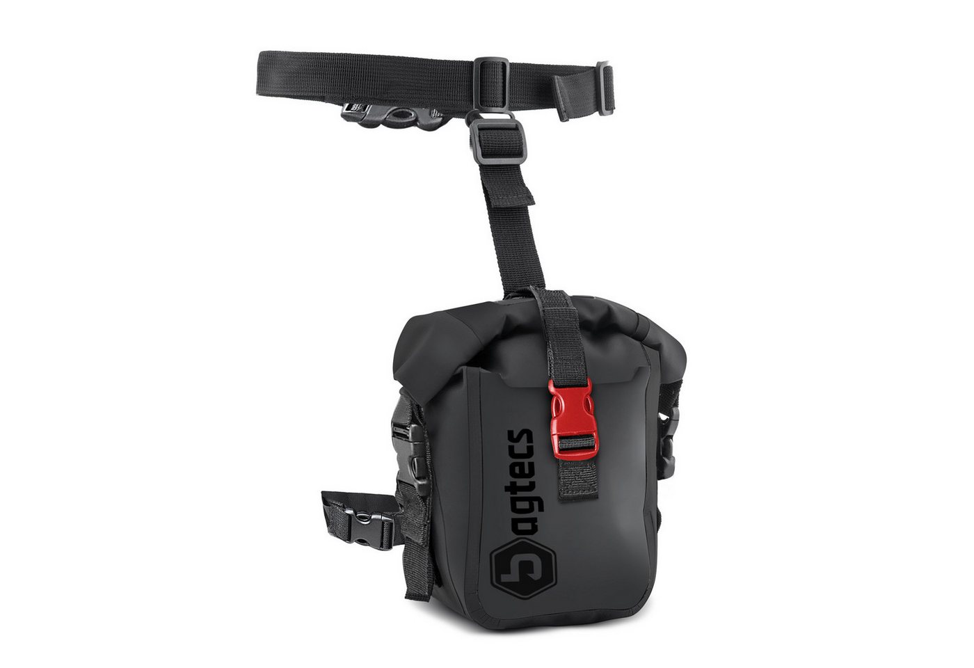 Bagtecs Beintasche Beintasche # BT14 wasserdicht 2L schwarz Leg Bag von Bagtecs