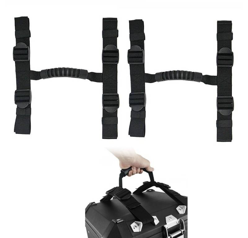 Bagtecs Koffer Set 2x Tragegriffe Alukoffer für BMW R 1250 GS / Adventure TG1 von Bagtecs