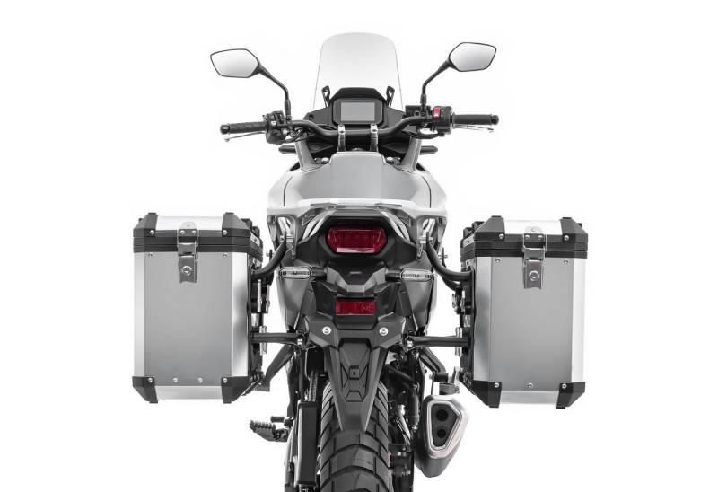 Bagtecs Koffer Set Motorrad Alukoffer 2x38 Liter Seitenkoffer # XW38 silber von Bagtecs