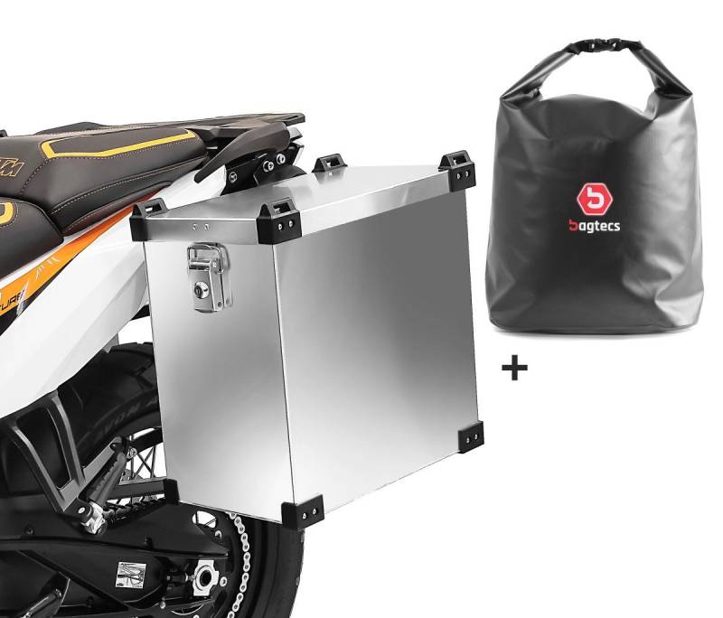 Bagtecs Kofferset Alukoffer + Innentasche für Suzuki V-Strom 1050 / XT NB40L von Bagtecs