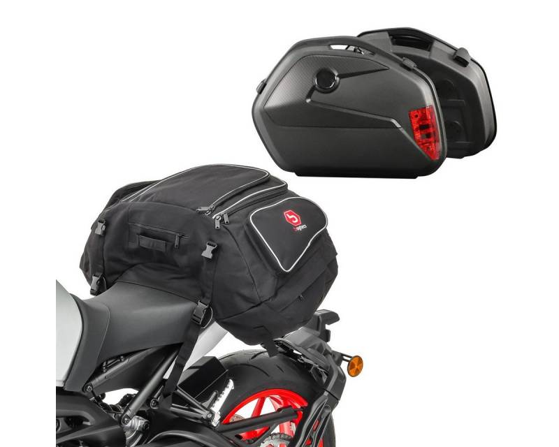 Bagtecs Kofferset Koffer Set für Honda NC 750 S / X + Hecktasche SX72 von Bagtecs