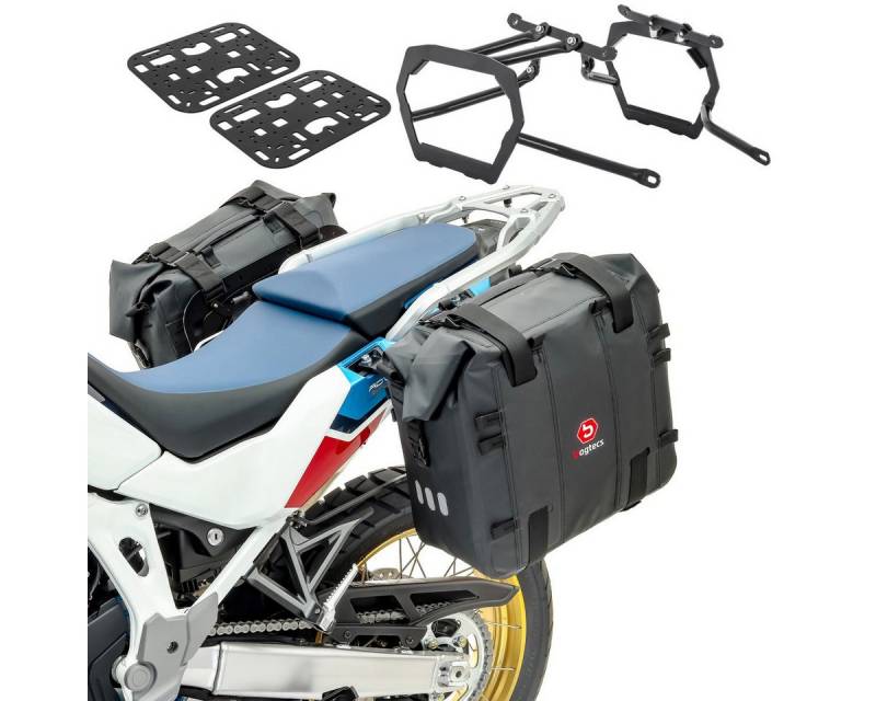 Bagtecs Kofferset Satteltaschen + Halter P für KTM 1290 Super Adventure R / S 21-24 XA32 von Bagtecs