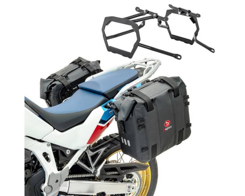 Bagtecs Kofferset Satteltaschen + Halter für KTM 790 / 890 Adventure/ R 19-25 Seitentasc von Bagtecs